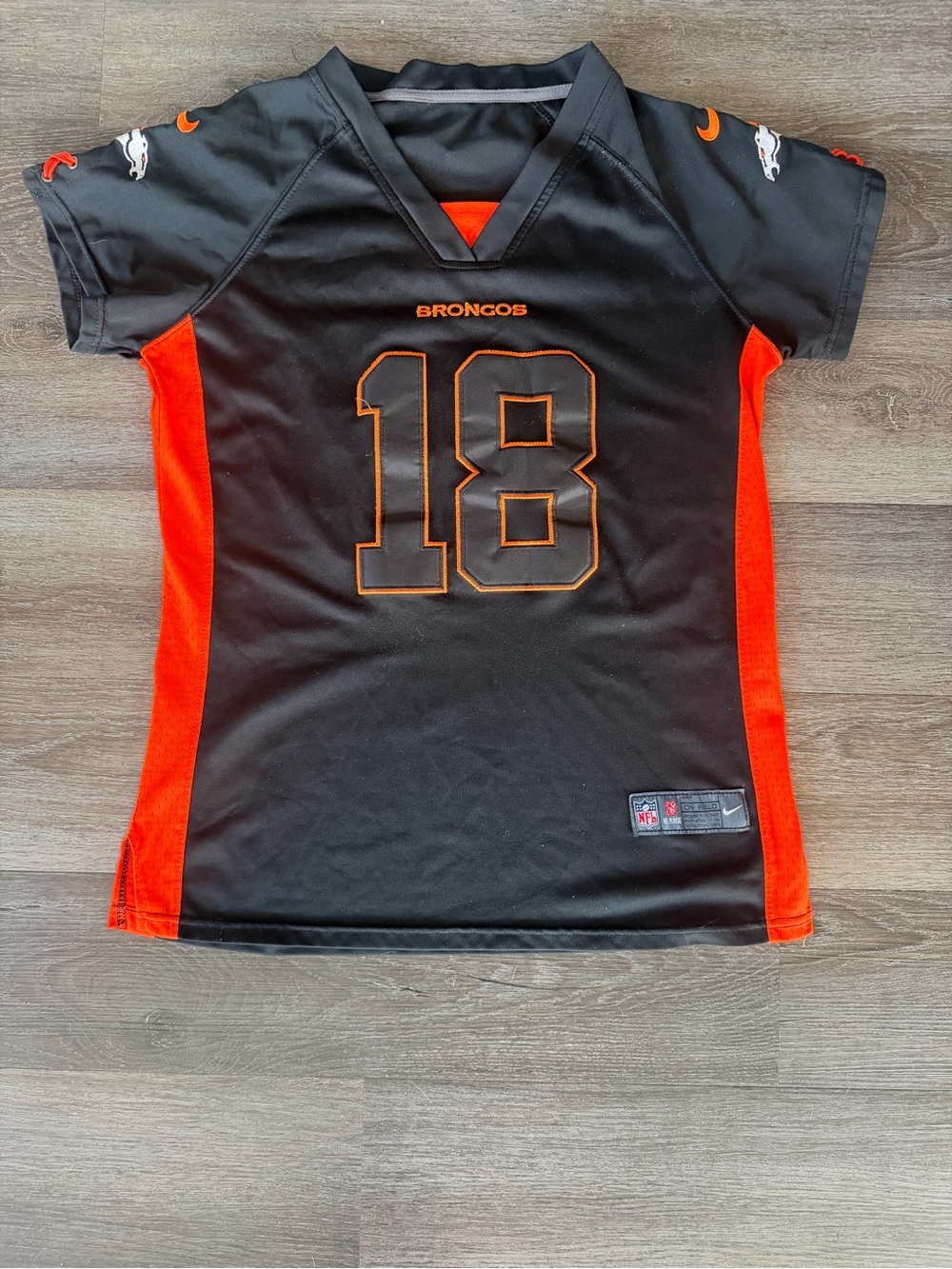 NFL Nike On-Field XXL Black Jersey Tag with NFL Players Logo